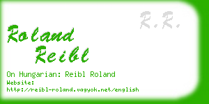 roland reibl business card